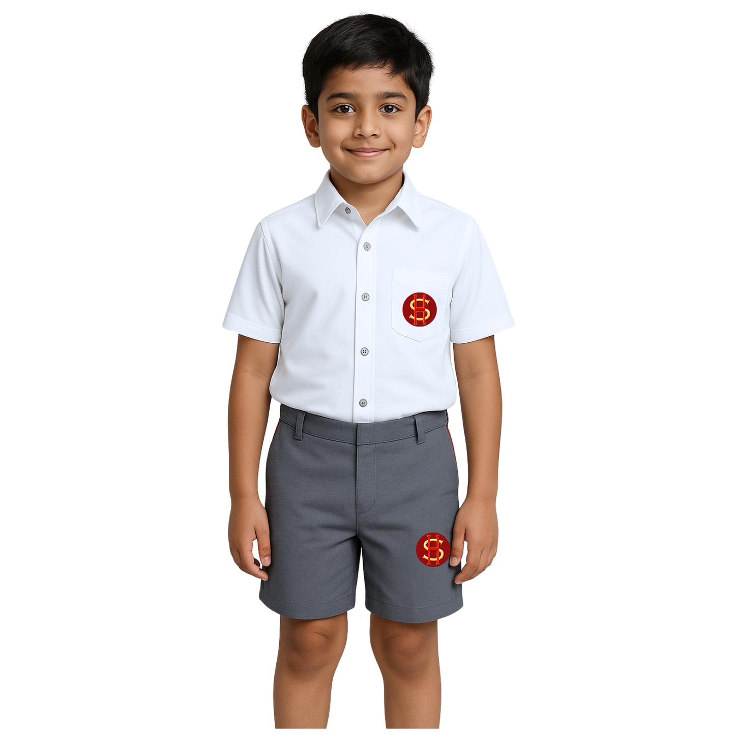 SHIS Formal Grey Shorts
