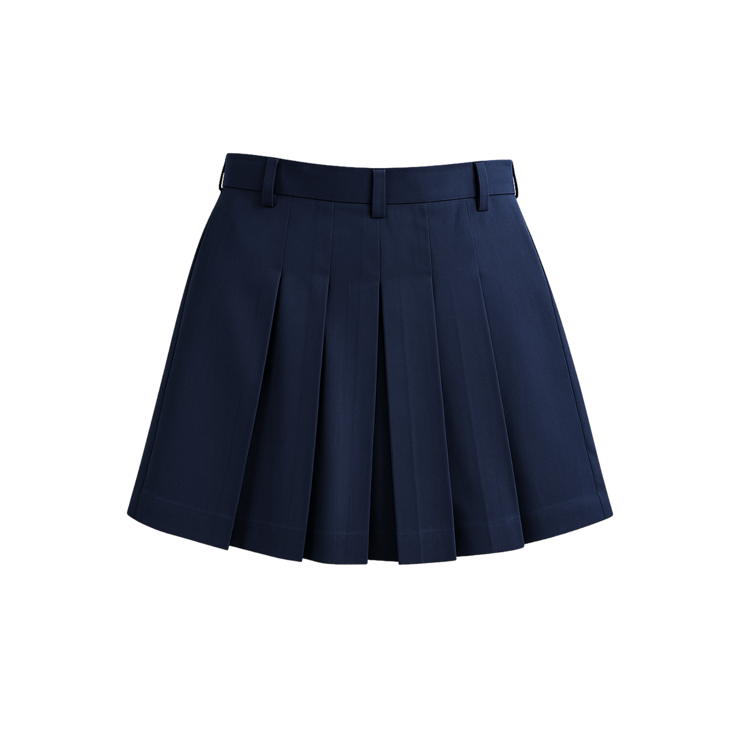 The Shri Ram Navy Pleated Skirt