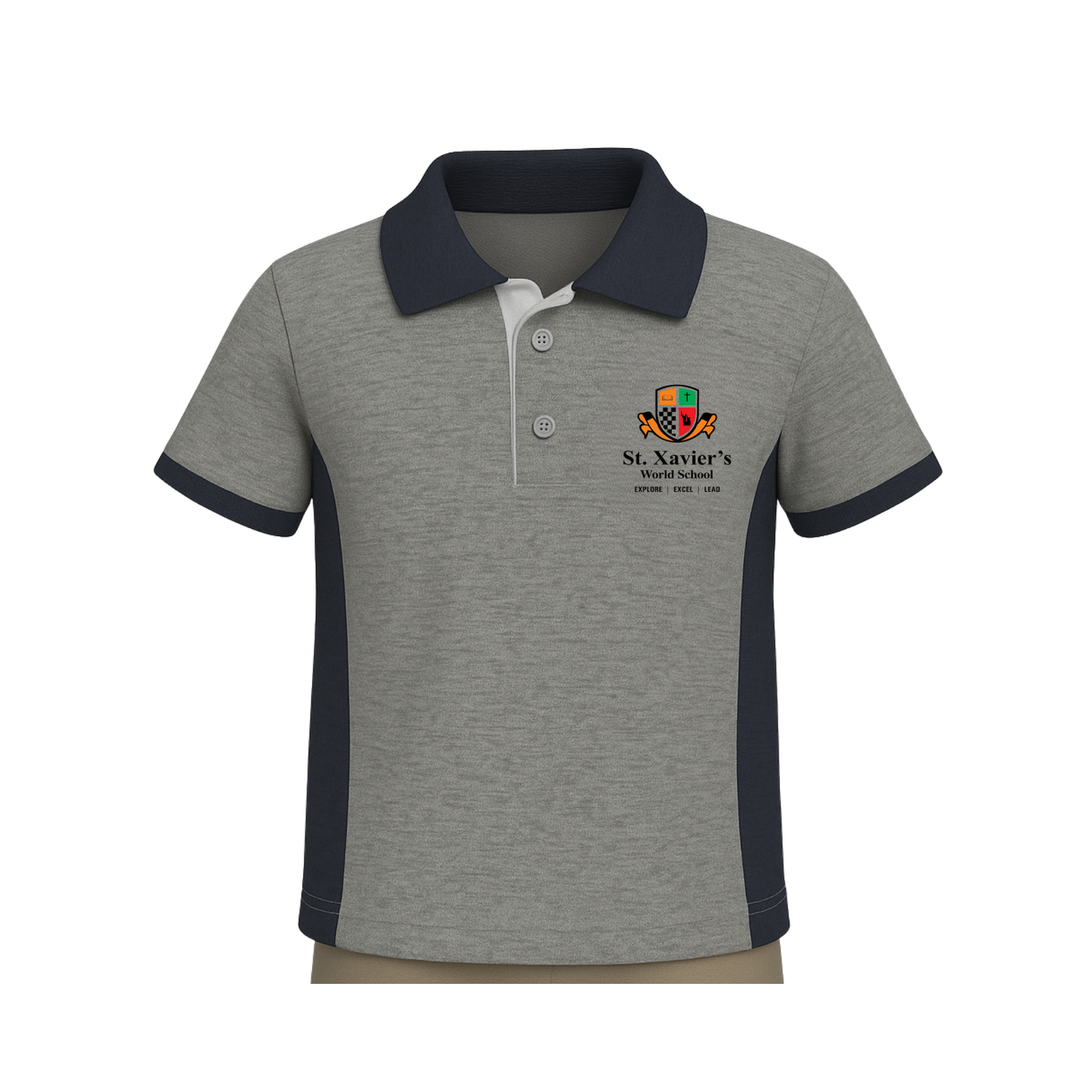 ST XAVIER'S H/S T/SHIRT NUR-KG GREY