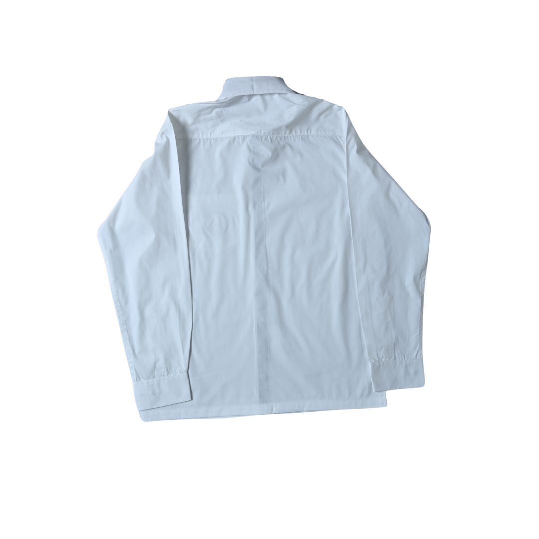 SHIS HALF-Sleeve White Shirt