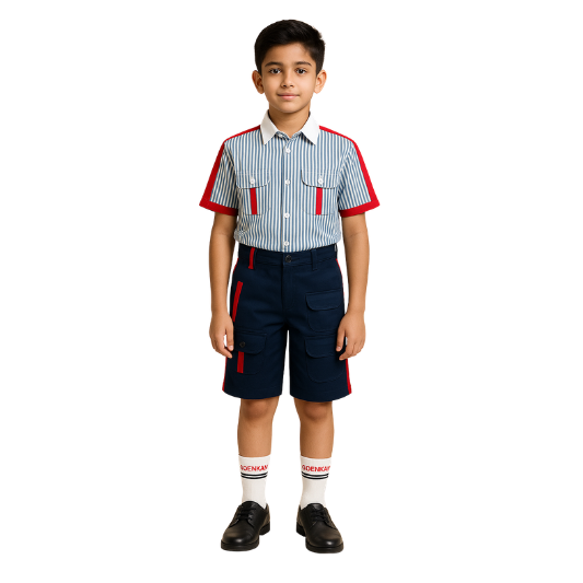 GD Goenka SHIRT H/S STRIPE (M) - III - V