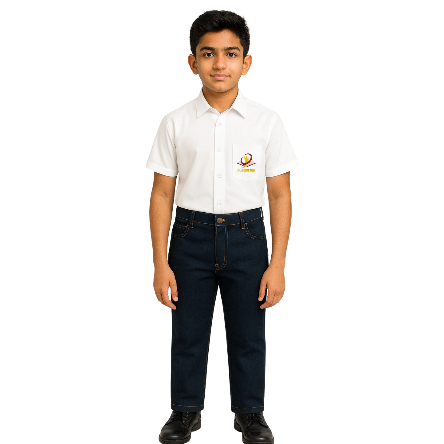 MBS SHIRT U H/S (WHITE)
