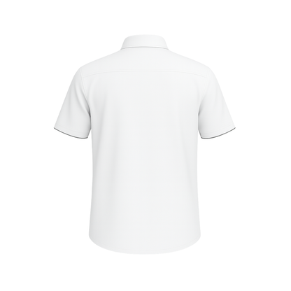 SHIS White Half-Sleeve Shirt