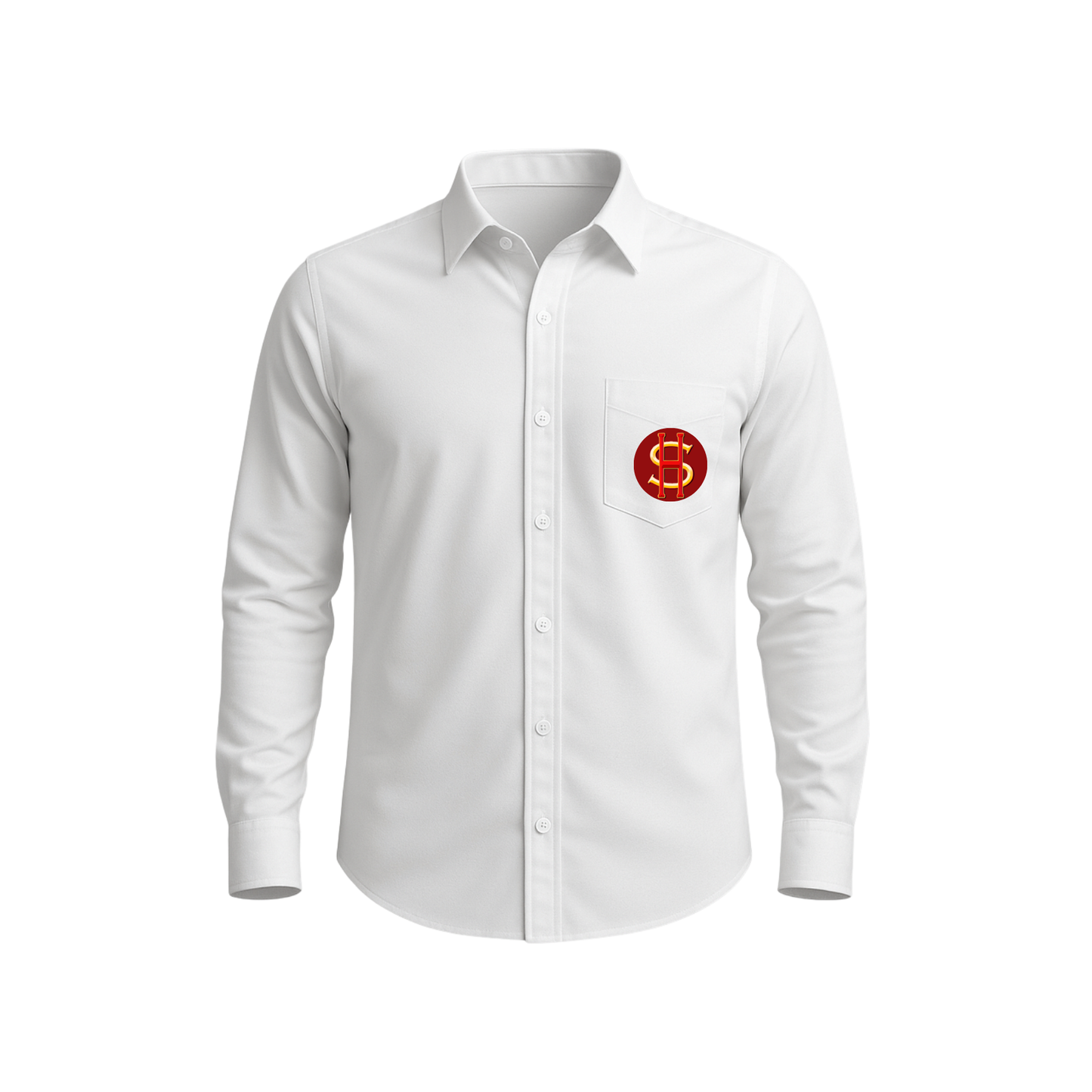SHIS FULL-Sleeve White Shirt