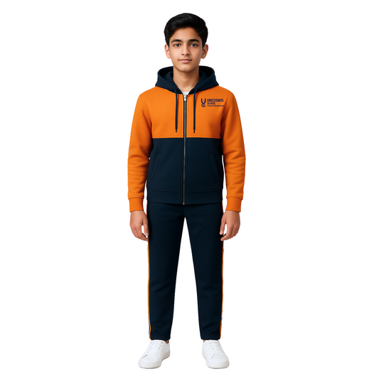 FULL SLEEVE TRACK SUIT UPPER WITH DETACHABLE HOOD