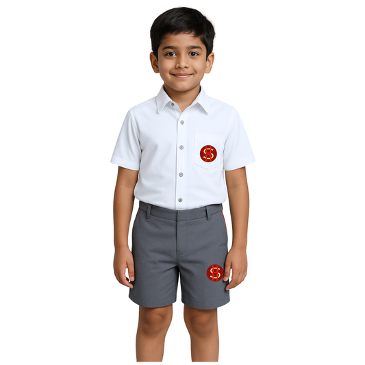 SHIS Formal Grey Shorts
