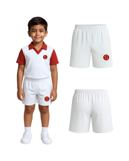 SHIS White  Shorts