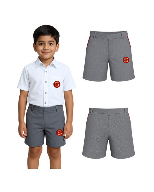SHIS Formal Grey Shorts