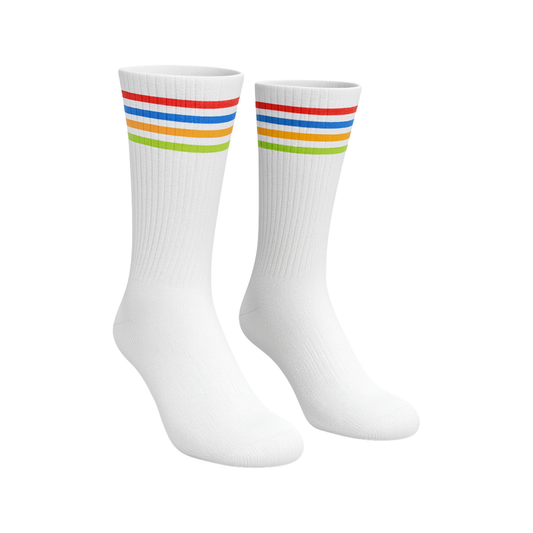 SHIS Rainbow Striped Socks