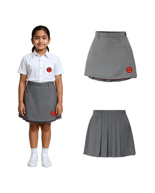SHIS Formal Grey Skirt