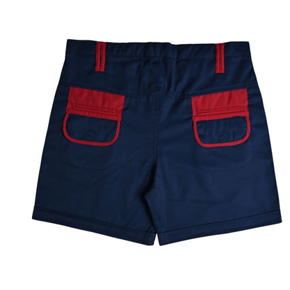 GD Goenka Boys Navy Shorts
