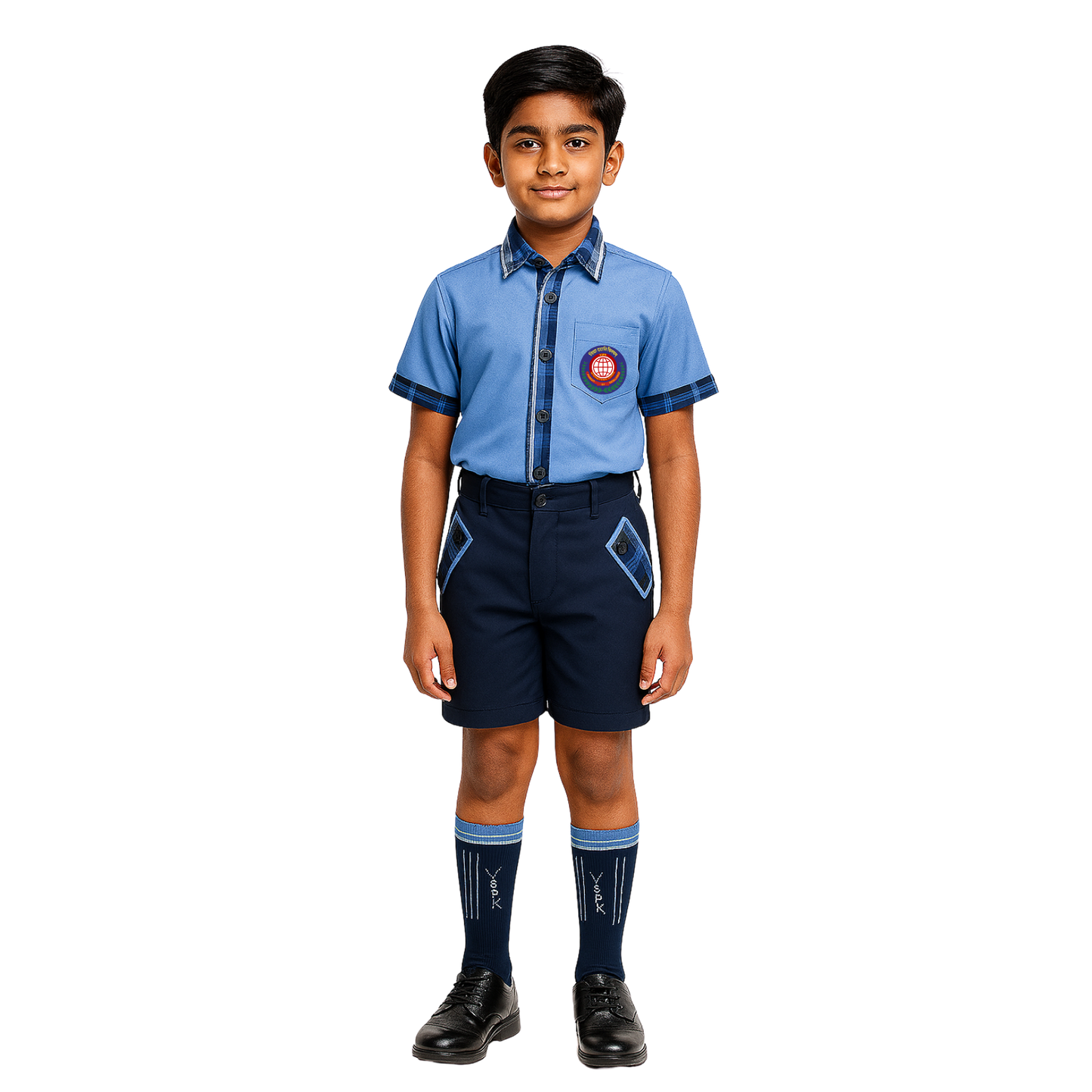 VSPK BLUE SHIRT H/S (M) 1 TO 12