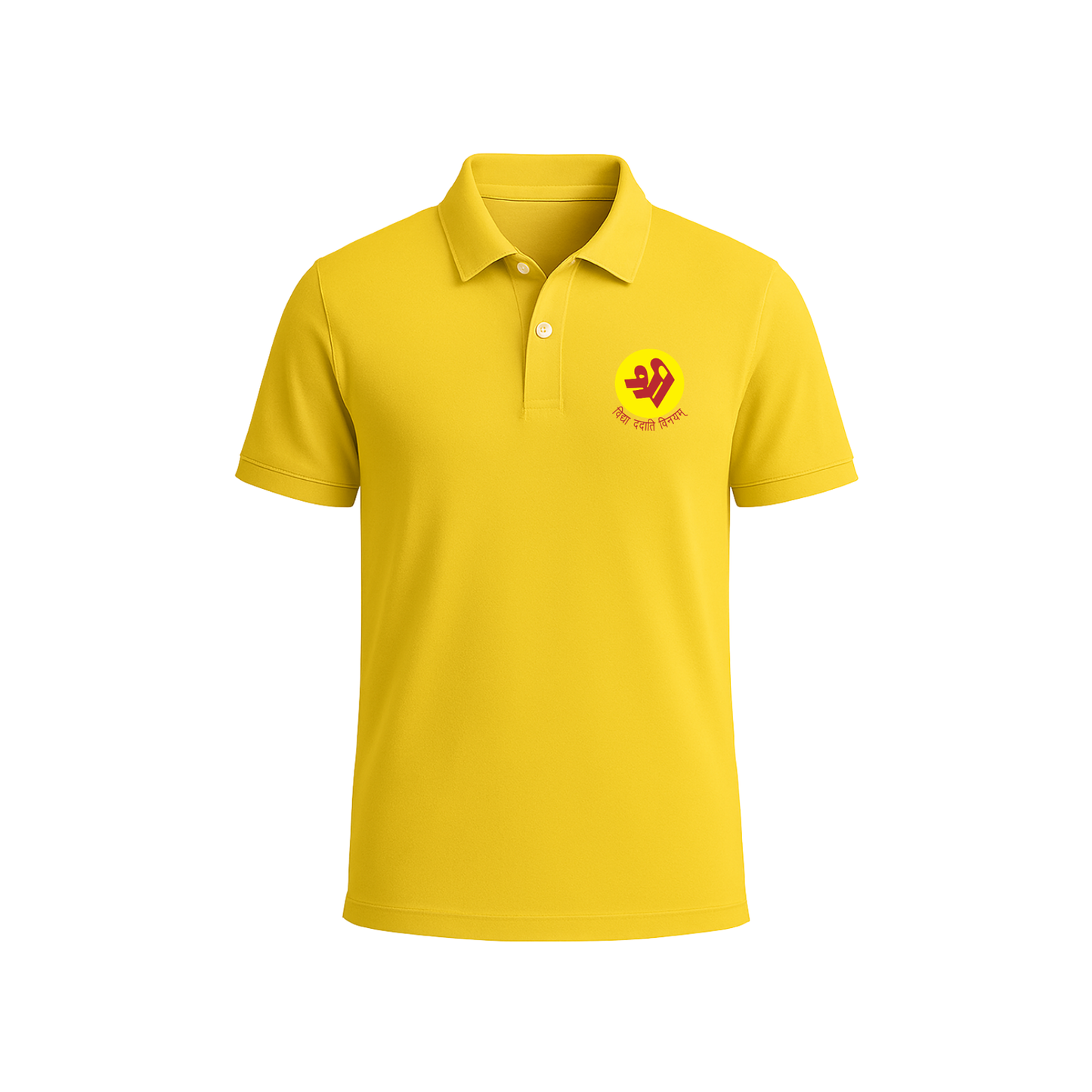 The Shri Ram School Polo H/S T/Shirt (Red, Blue, Yellow, Green)