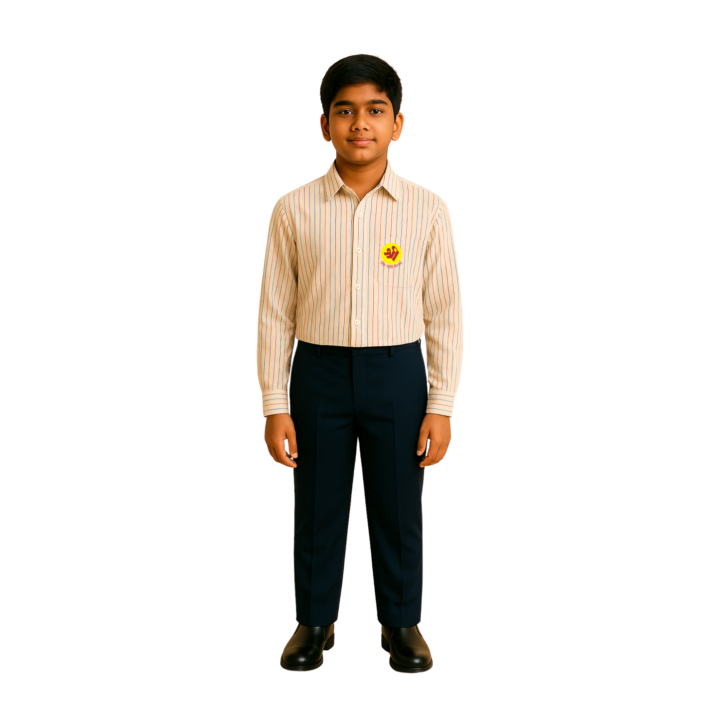 The Shri Ram Navy Blue Trousers