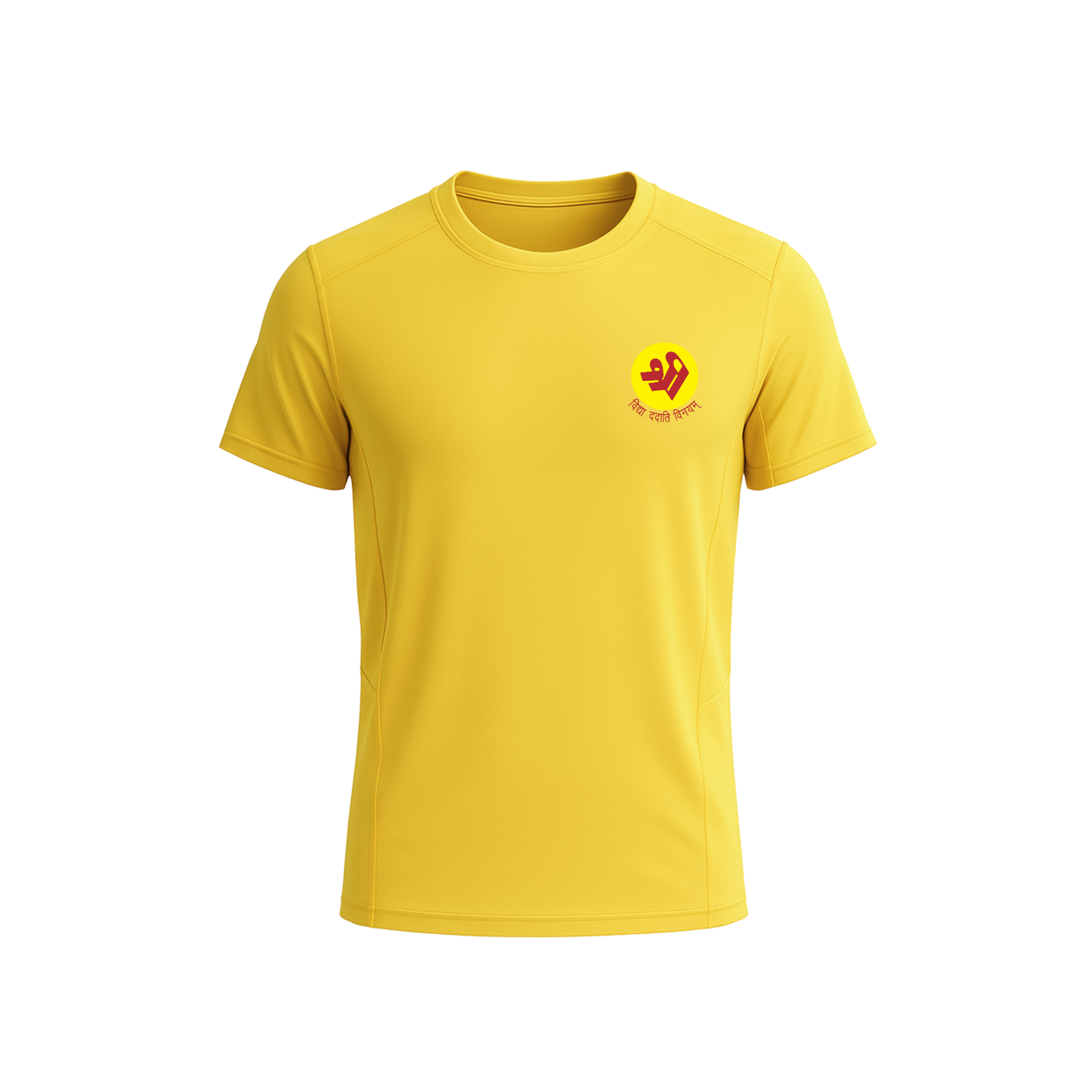 The Shri Ram Sports Roundneck Dry-Fit T-Shirt ( Yellow , Red , Blue , Green )