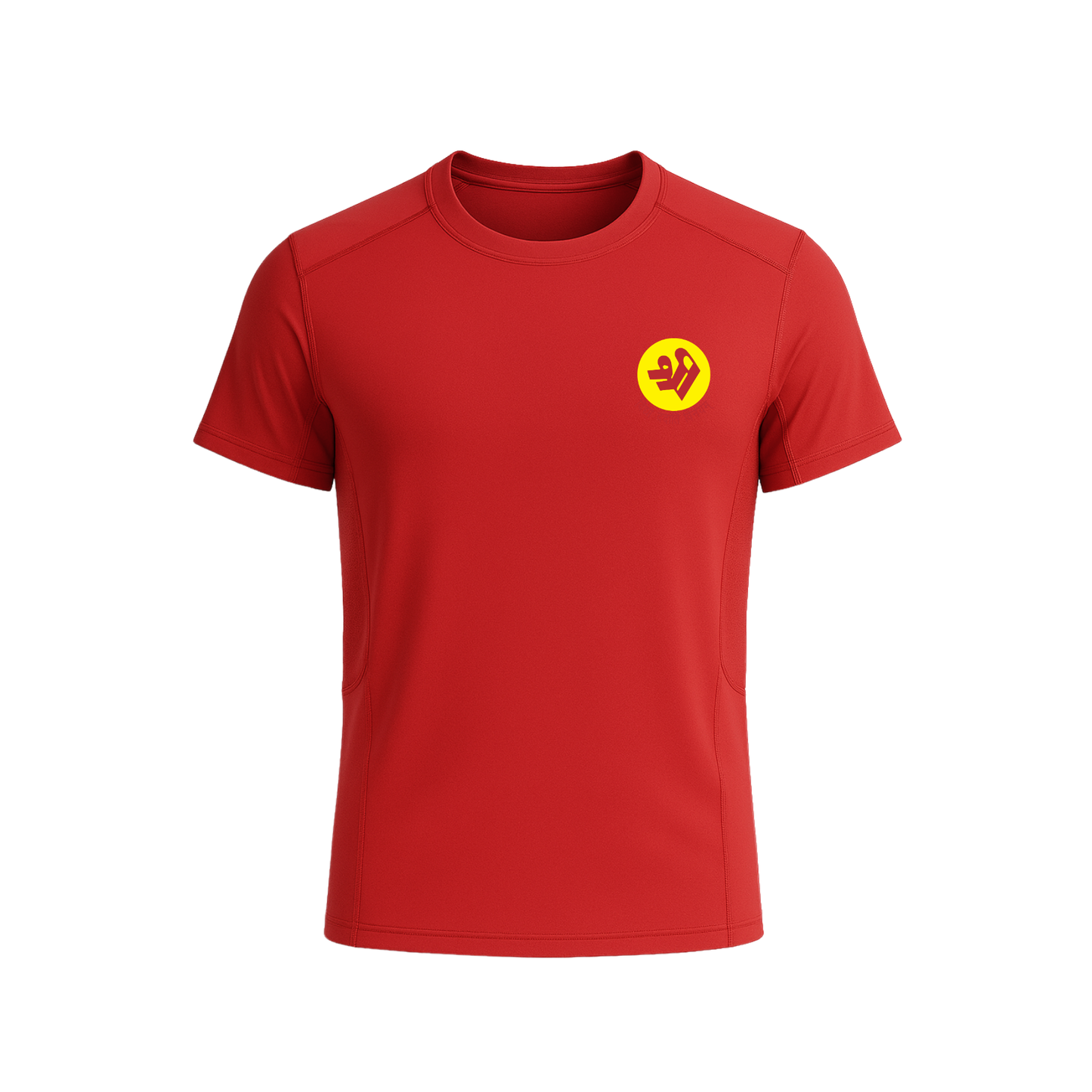 The Shri Ram Sports Roundneck Dry-Fit T-Shirt ( Yellow , Red , Blue , Green )