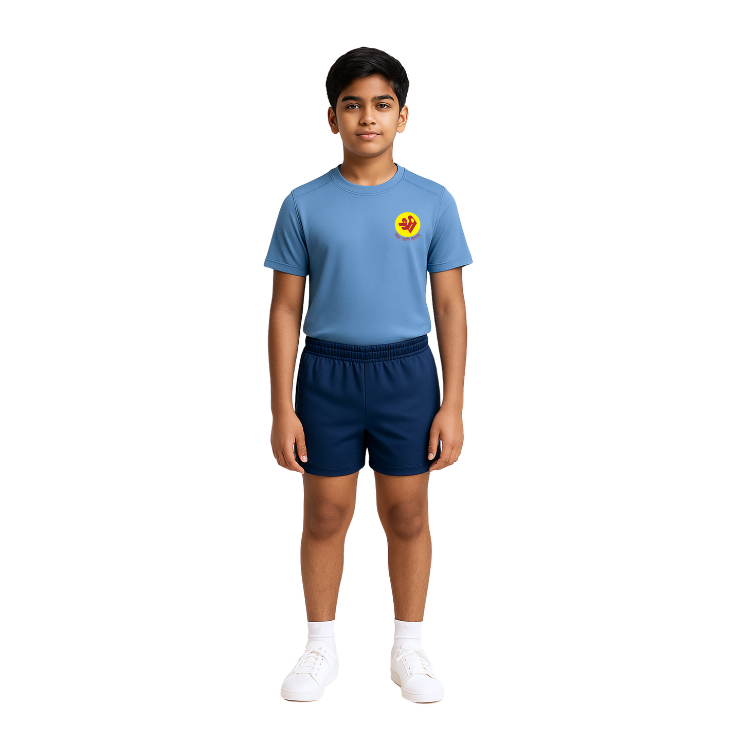 The Shri Ram Sports Roundneck Dry-Fit T-Shirt ( Yellow , Red , Blue , Green )