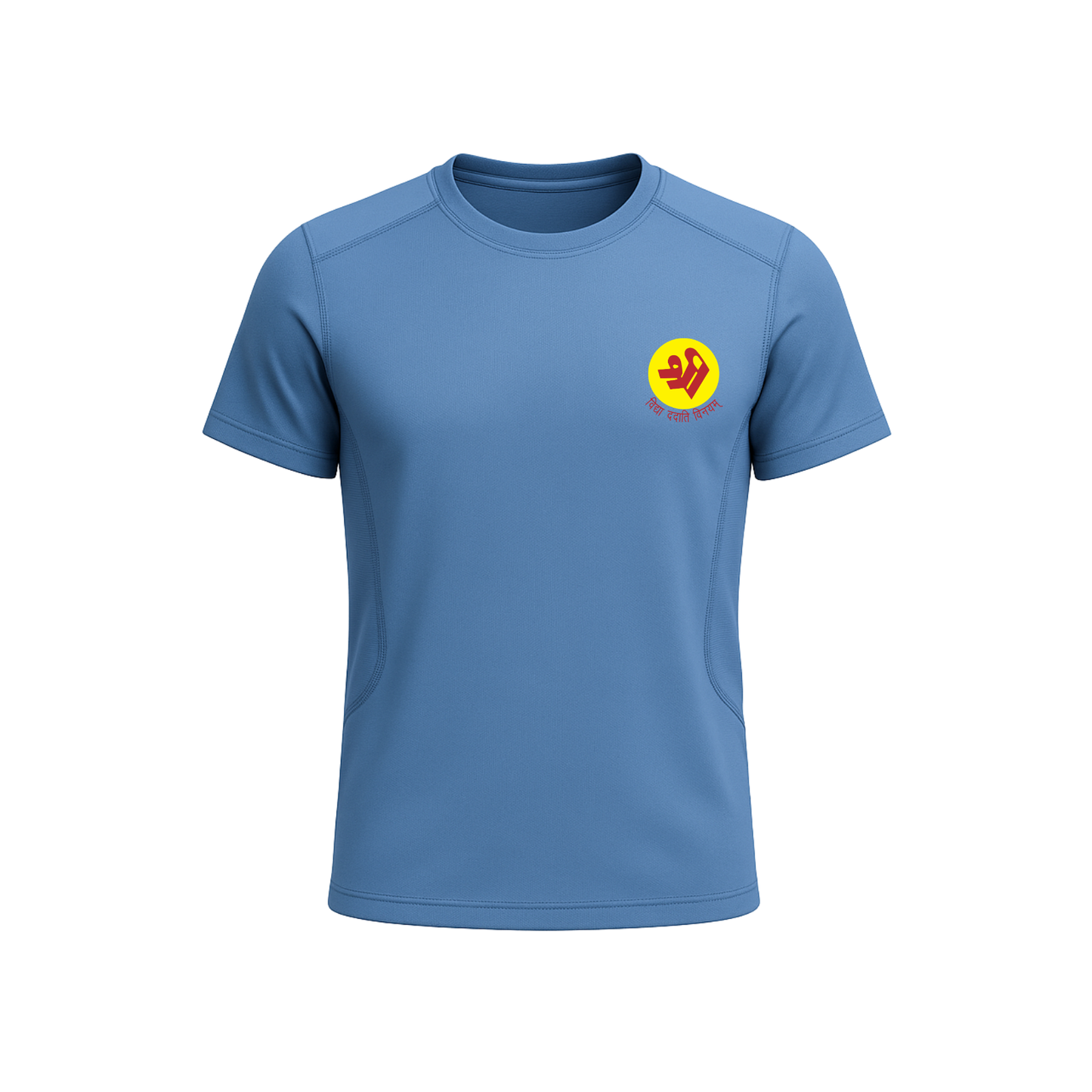 The Shri Ram Sports Roundneck Dry-Fit T-Shirt ( Yellow , Red , Blue , Green )
