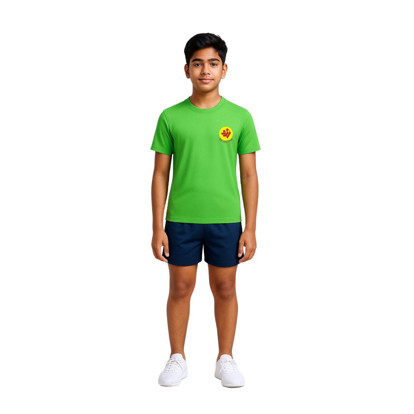 The Shri Ram Sports Roundneck Dry-Fit T-Shirt ( Yellow , Red , Blue , Green )