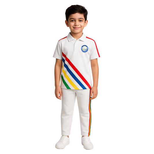 Blue Bells T/shirt  Polo White