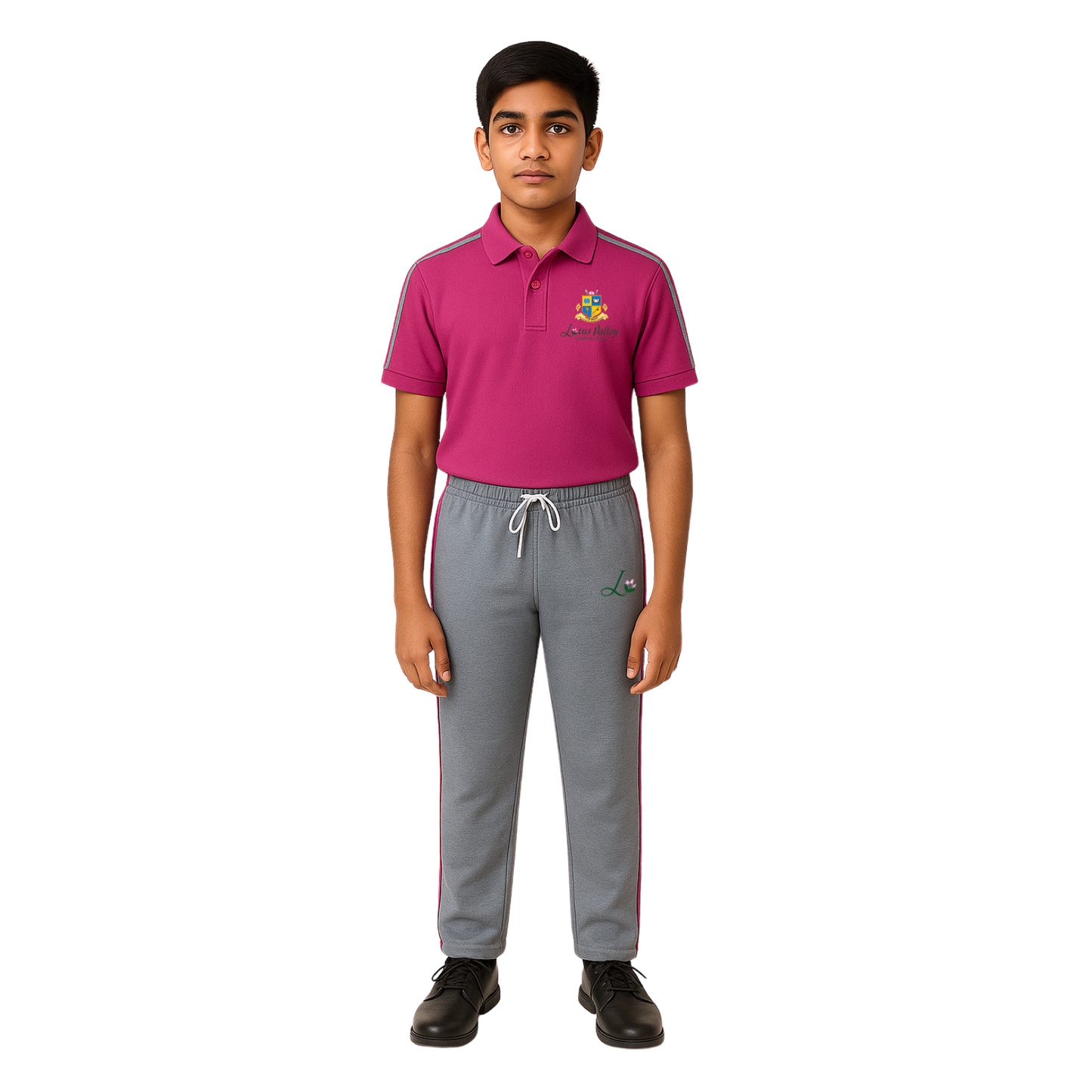 House Polo T-Shirt (PINK , BLUE , GREEN , YELLOW , FIROZI , RED) - Lotus Valley