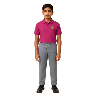 House Polo T-Shirt (PINK , BLUE , GREEN , YELLOW , FIROZI , RED) - Lotus Valley