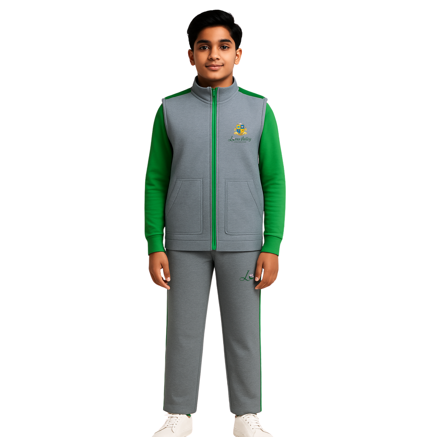 Lotus Valley International School Winter Track Upper (Sleeveless Jacket)