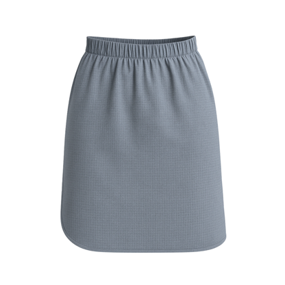 Girls' Grey Wrap Skirt with Shorts - Lotus Valley