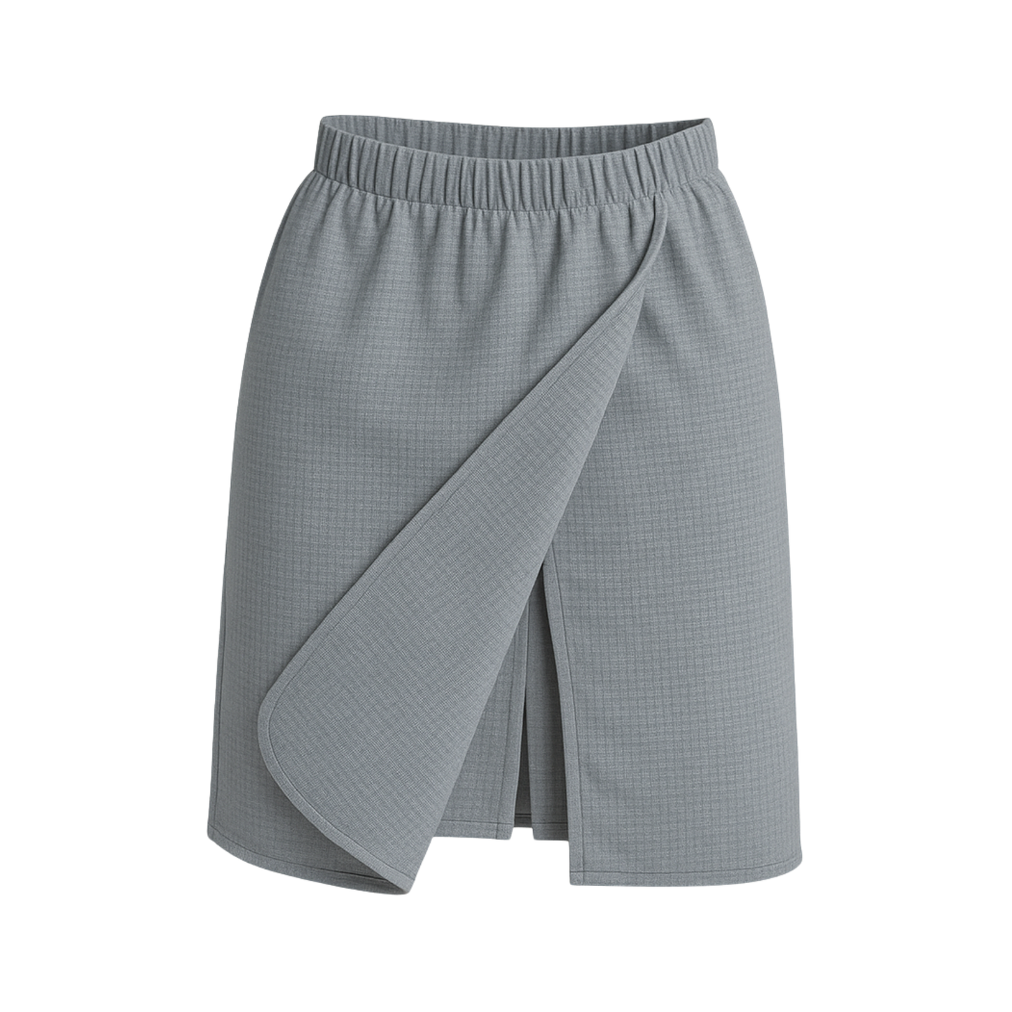 Girls' Grey Wrap Skirt with Shorts - Lotus Valley