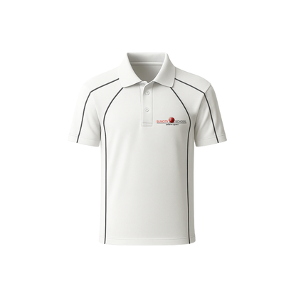 Suncity Sports Polo T-shirt ( white , Orange , Blue )