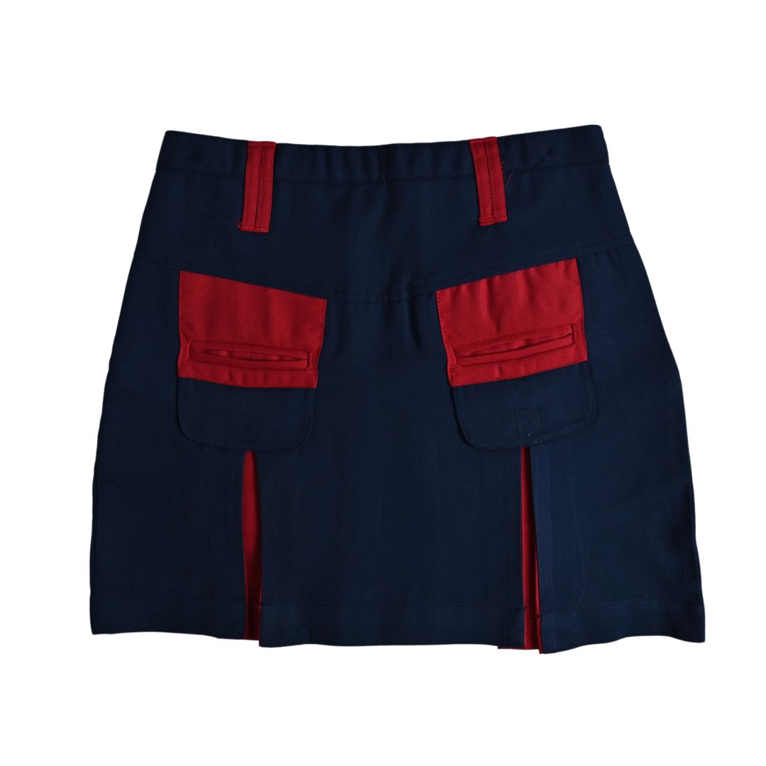 GD Goenka Navy Skirt - Girls