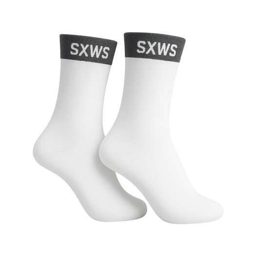 ST XAVIER'S CUSHION SOCKS NUR-12TH WHITE GREY