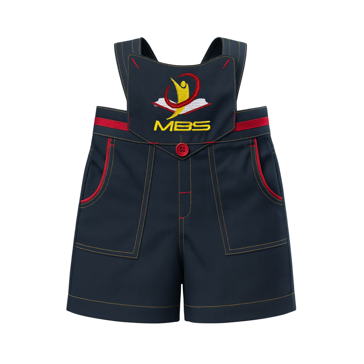 MBS BIB SHORTS BLUE