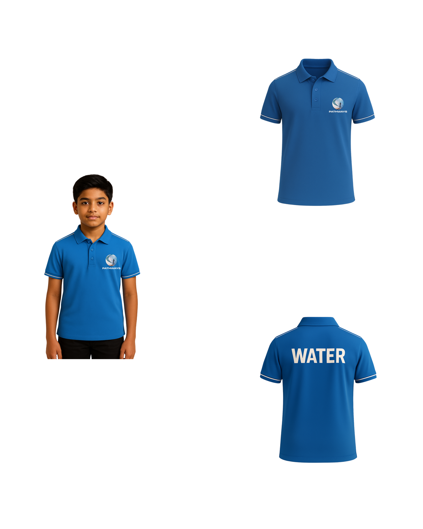 PATHWAYS HOUSE T-SHIRT ( Navy Blue , Sky Blue , Green , Red )