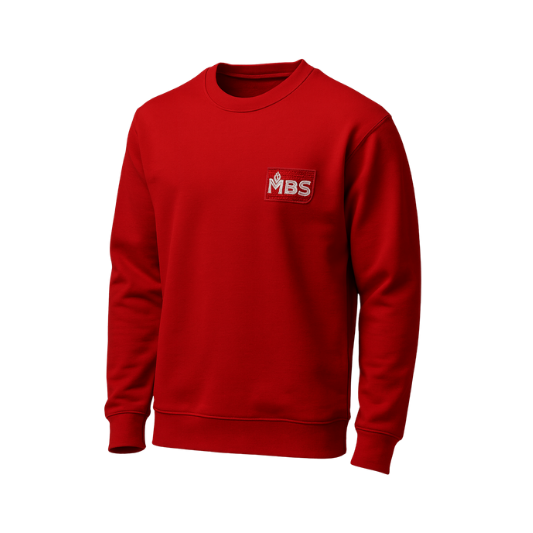 SWEATSHIRT (RED) (NUR-KG) MBS