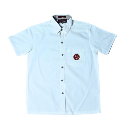 SHIS White Half-Sleeve Shirt