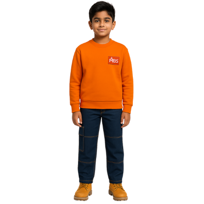 SWEATSHIRT (ORANGE) (1-10) MBS