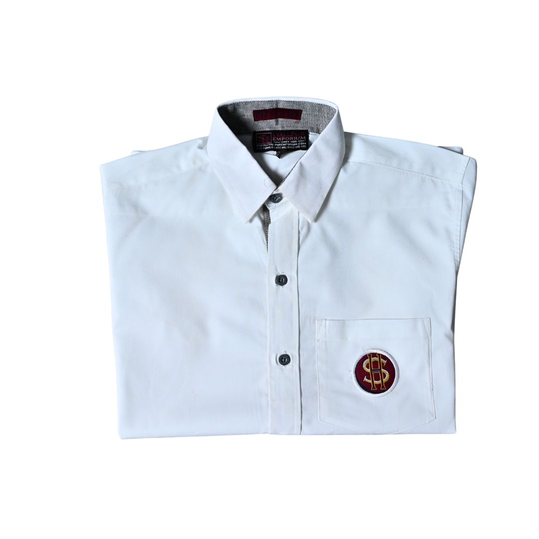 SHIS White Half-Sleeve Shirt