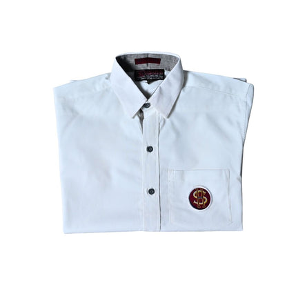SHIS White Half-Sleeve Shirt