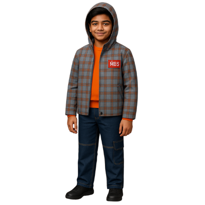 JACKET (GREY ORANGE) (1-10) MBS