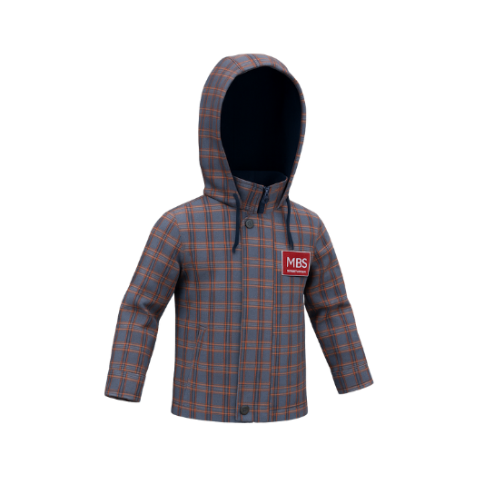 JACKET (GREY ORANGE) (1-10) MBS