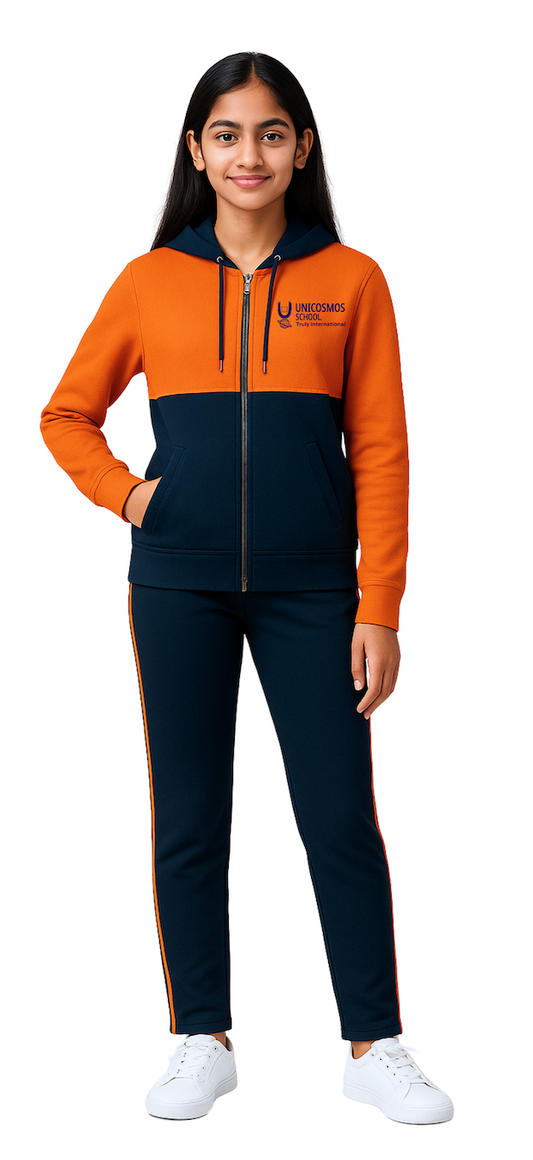 FULL SLEEVE TRACK SUIT UPPER WITH DETACHABLE HOOD