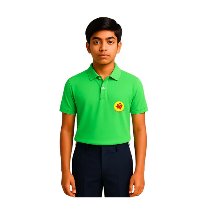 The Shri Ram Polo H/S T/Shirt ( Red ,Yellow , Blue , Green)