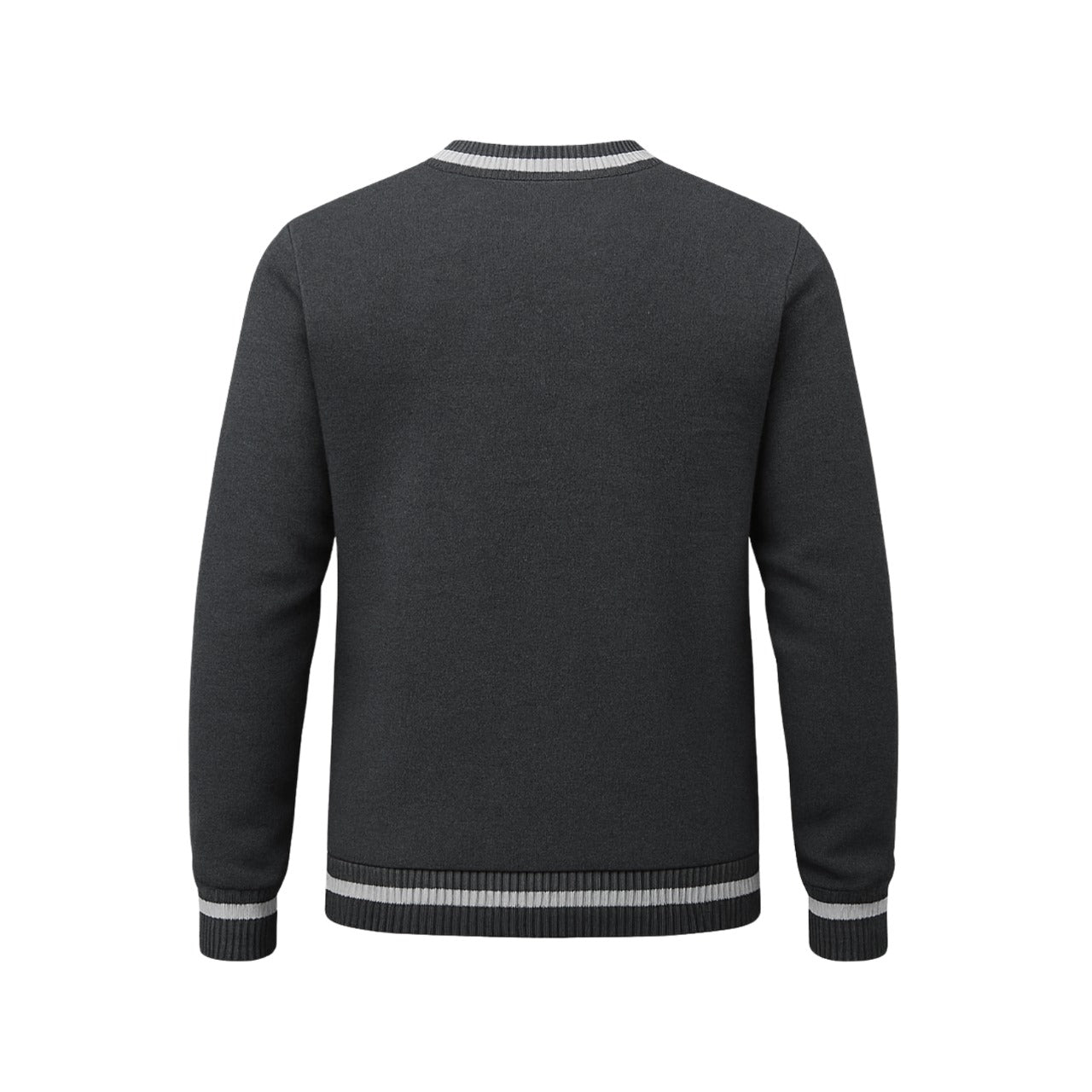 St. Xavier’s World School Winter Full-Sleeve Sweater (Grey – V-Neck)